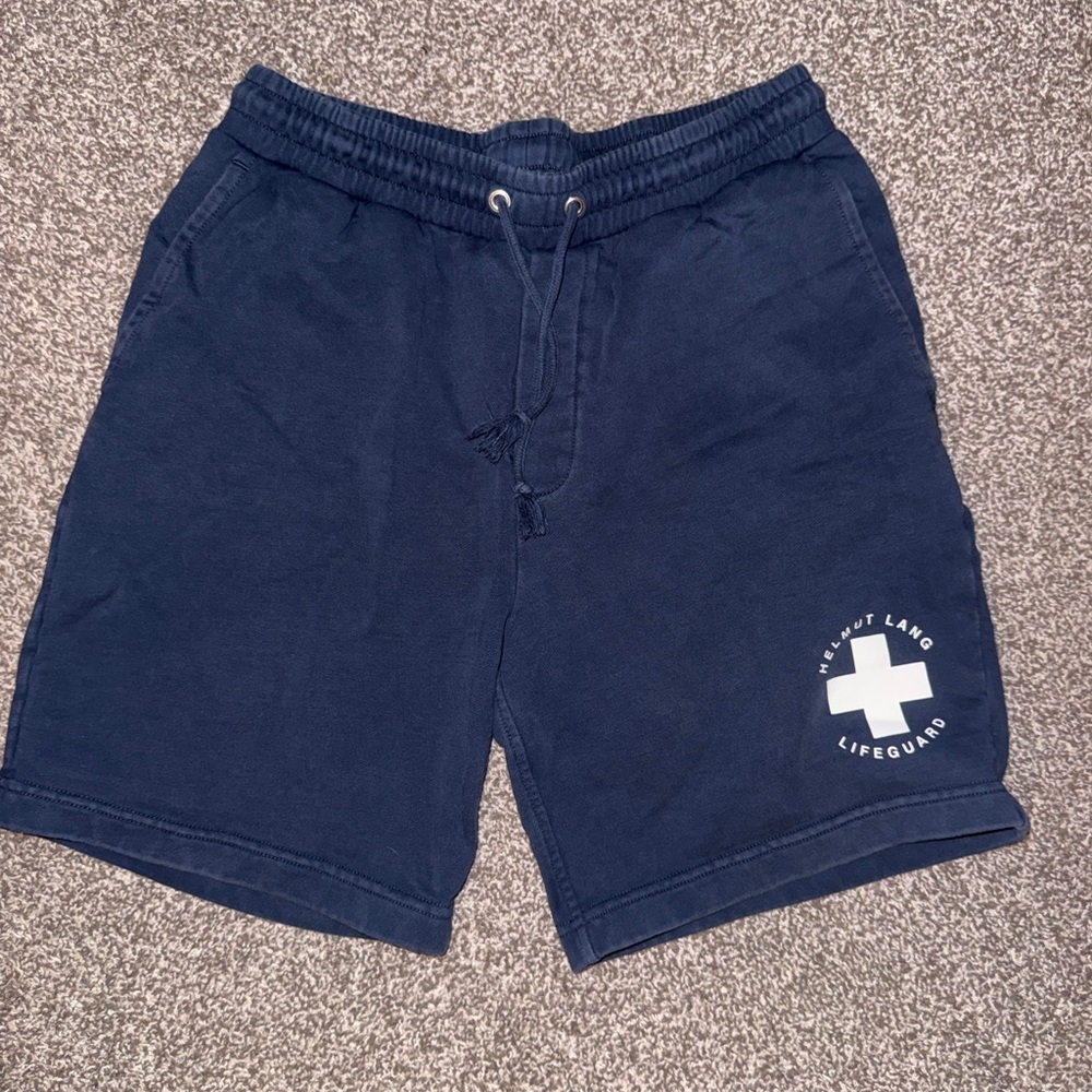 Navy Blue Men's Helmut Lang Shorts